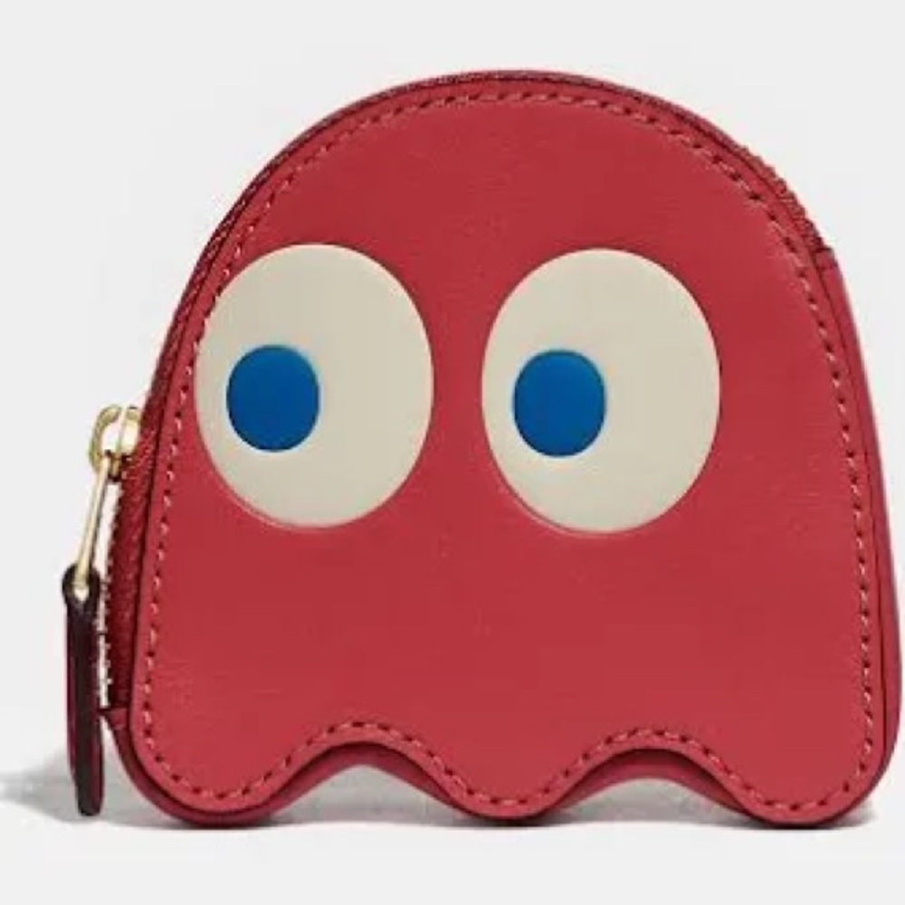 Coach Brand new still in packaging - Pac Man Ghost Coin Case - RED